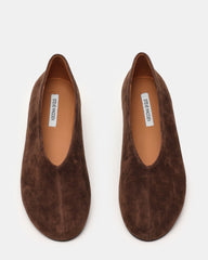 CYNTRA BROWN SUEDE